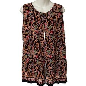 MATARI Vintage Vest Top Swim Coverup M/L